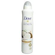 اسپری دئودورانت داو Dove رایحه نارگیل250 ml)