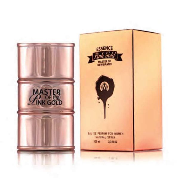 ادکلن زنانه نیو برند مدل Master Essence Pink Goldحجم 100 میل