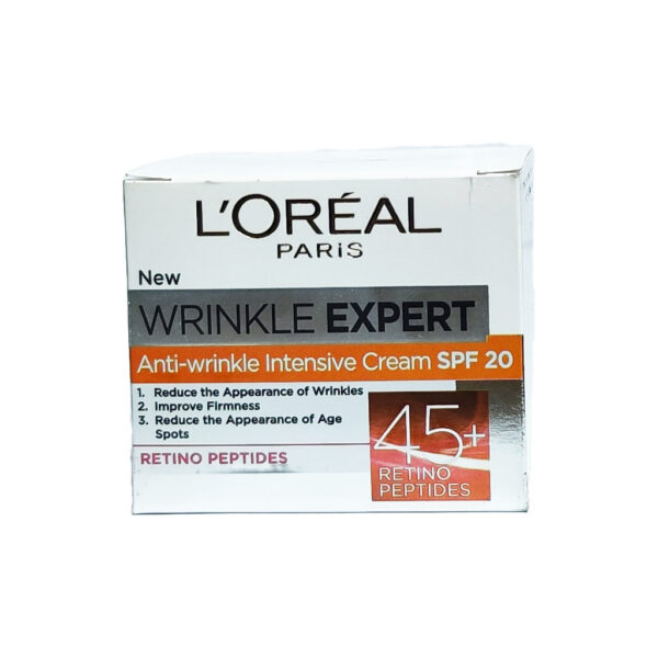 کرم ضد چروک SPF20 بالای 45 سال Wrinkle Expert لورال حجم 50 میل