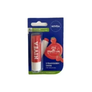 بالم مرطوب کننده لب نیوا Nivea 24h Melt-in طعم توت فرنگی حجم 5.5 میل