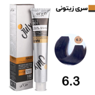 رنگ مو بلوند زیتونی تیره جولای July شماره 6.3 حجم 100 میل