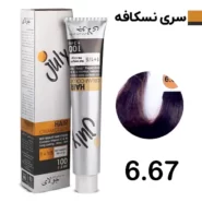 رنگ مو بلوند کاپوچینویی جولای July شماره 6.67 حجم 100 میل