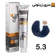 رنگ مو قهوه ای زیتونی روشن جولای July شماره 5.3 حجم 100 میل