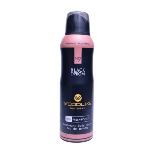 اسپری زنانه وودلایک مدل بلک اوپیوم Deodorant Spray Woodlike BLACK OPIIOM